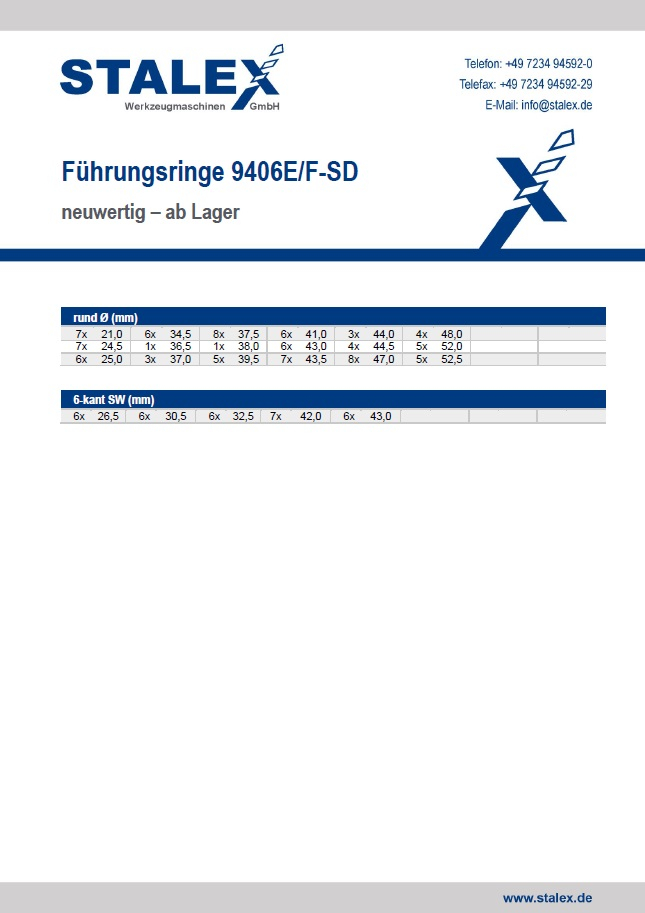 Führungsringe 9406E/F-SD