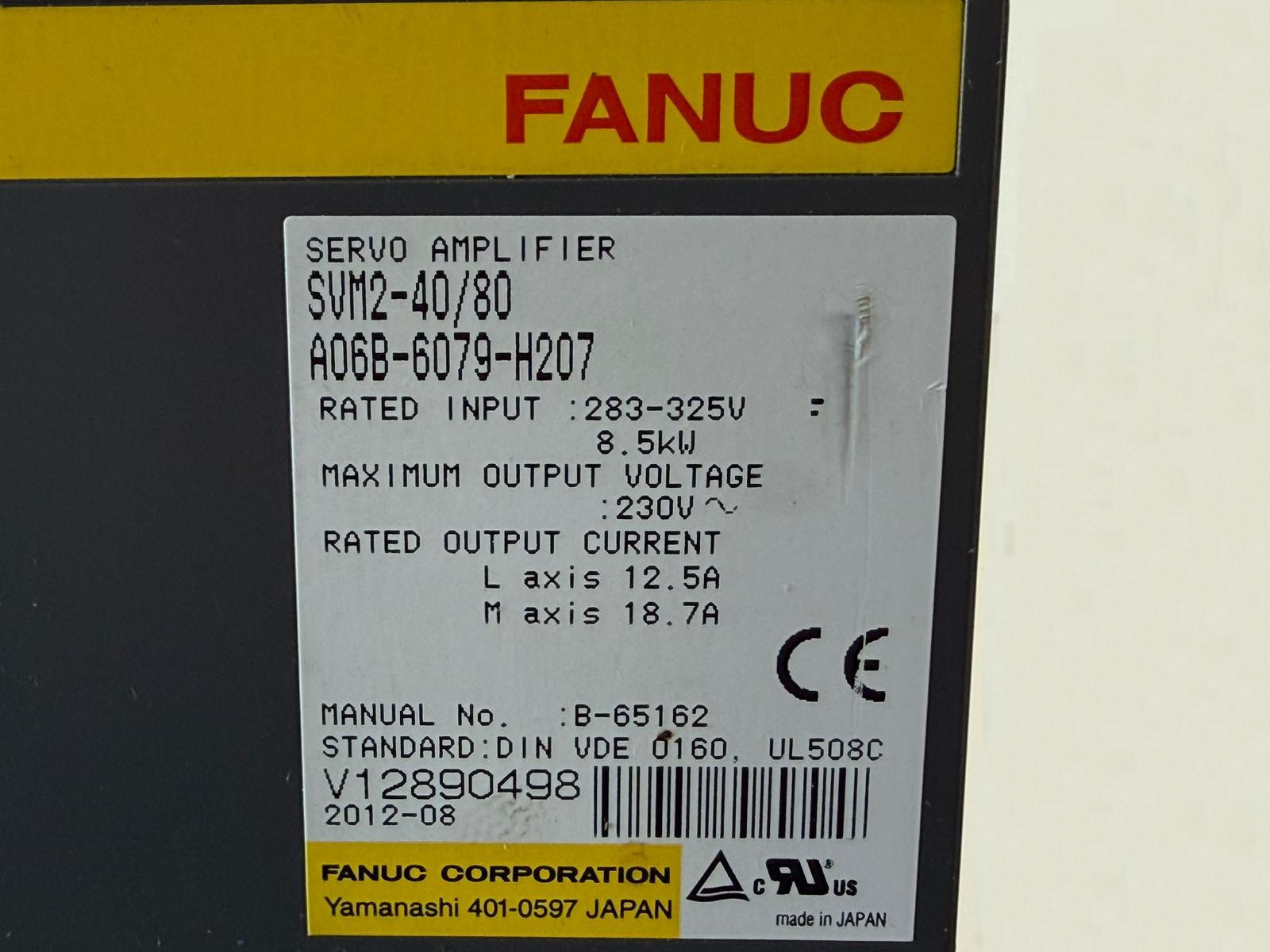 FANUC SERVO AMPLIFIER